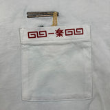 Uniqlo Naruto Shippuden T Shirt Mens Large White Ramen Pocket Graphic Tee