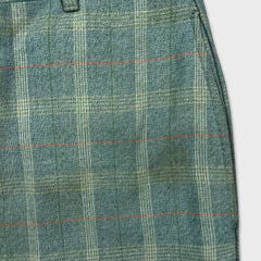 Vintage 70s Levi’s Sta-Prest Pants Mens 32x31 Green Plaid Straight Trousers