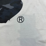 BAPE Camo Big Ape Head Tee Mens Large White A Bathing Ape Graphic T Shirt