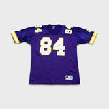 Vintage 90s Randy Moss Minnesota Vikings Champion Jersey #84 Mens XL Purple NFL Football