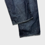 Silver Jeans Co. Zac Mens 33x34 Blue Relaxed Fit Straight Leg Dark Wash Denim Pants