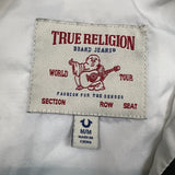 True Religion Jacket Mens Medium Black World Tour Color Block Windbreaker