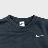 Nike Sportswear Sweatshirt Mens Large Black Swoosh Pullover Crewneck