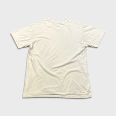 Vintage 90s Polo Ralph Lauren T Shirt Mens Large Beige Casual Pony V Neck Tee