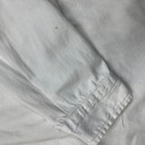 Vintage 90s Levi's Denim Shirt Mens Large White Faded Light Wash Button Up