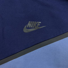 Nike Sportswear Hoodie Mens 2XL Blue Tech Fleece Full Zip Hooded Sweater