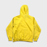 Nike Sportswear Hoodie Mens Medium Yellow Swoosh Pullover Hooded Sweater