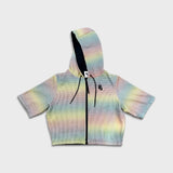NikeLab Essentials Aurora Reflective Hoodie Womens XS Multicolor Full Zip