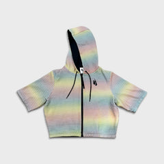 NikeLab Essentials Aurora Reflective Hoodie Womens XS Multicolor Full Zip