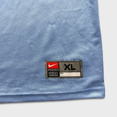 Vintage 90s Nike North Carolina Tar Heels Jersey Mens XL Blue College Basketball NCAA Sewn