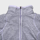 Lululemon Full Tilt Sweatshirt Womens Size 8 Gray 1/4 Zip Sportswear 3M Pullover