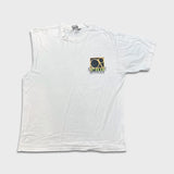 Vintage 90s Ocean Pacific Sleeveless T Shirt Mens Large White Thrashed Beach Surfing