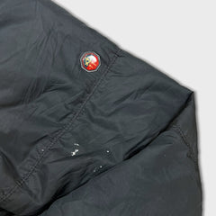 Tommy Hilfiger Jacket Mens Large Black Flag Outdoor Full Zip Puffer Down Coat