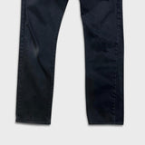 Levi's 501 Jeans Mens 32x32 Black Original Straight Leg Dark Wash Denim Pants