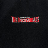 Vintage 2004 Disney The Incredibles Jacket Mens XL Black Movie Promo Varsity Bomber