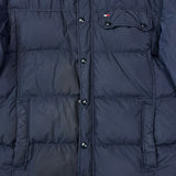 Vintage 90s Tommy Hilfiger Jacket Mens XL Blue Tommy Flag Full Zip Puffer Down Bomber