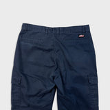 Dickies Pants Mens 36x32 Blue Straight Leg Workwear Casual Chino Cargo Trousers