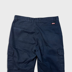 Dickies Pants Mens 36x32 Blue Straight Leg Workwear Casual Chino Cargo Trousers