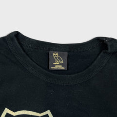 October's Very Own T Shirt Mens Medium Black OVO Classic Owl Graphic Tee