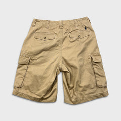 Polo Ralph Lauren Shorts Mens Size 30 Beige Pony Relaxed Fit Chino Cargo