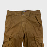 Simons Pants Mens 32x28 Brown Stretch Utility Taper Leg Cargo