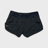 Lululemon Speed Up Low Rise Lined Running Shorts Womens Size 4 Black Athletic