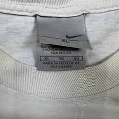Vintage Y2K Nike Sportswear T Shirt Mens XL White Athletic Dept Short Sleeve Tee