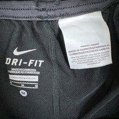 Nike Sportswear Track Pants Mens Medium Black 3M Swoosh Dri Fit Gym Jogger