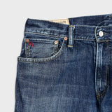 Vintage Y2K Polo Ralph Lauren Jeans Mens 36x30 Blue Straight Leg Dark Wash Denim Pants