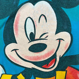 Vintage 90s Mickey Mouse T Shirt Mens Small Blue Disney Graphic Short Sleeve Tee