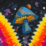 Liquid Blue Space Shroom T Shirt Mens 3XL Multicolor Tie Dye Graphic Tee