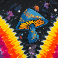 Liquid Blue Space Shroom T Shirt Mens 3XL Multicolor Tie Dye Graphic Tee