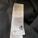 Levi's Denim Shirt Mens Large Black Dark Wash Casual Western Jean Pearl Snap
