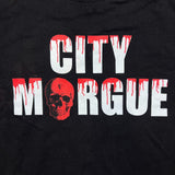 FW19 VLONE x City Morgue Dog T-Shirt Mens Medium Black Hip Hop Graphic T Shirt