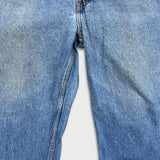 Vintage 90s Levi's Jeans Mens 38x30 Blue Relaxed Fit Light Wash Orange Tab Denim Pants