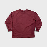 Lululemon Perfectly Oversized Crew Womens Red Large Relaxed Pullover Sweatshirt