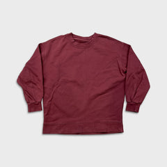 Lululemon Perfectly Oversized Crew Womens Red Large Relaxed Pullover Sweatshirt