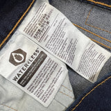 Levi's 512 Jeans Mens 33x32 Blue Slim Taper Leg Dark Wash Mid Rise Stretch Denim Pants