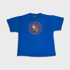 Vintage 90s Chicago Cubs T Shirt Mens XL Blue Cooperstown Collective MLB Baseball Tee