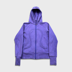 Lululemon Scuba Hoodie Womens Size 6 Purple Full Zip Sports Hooded Sweater