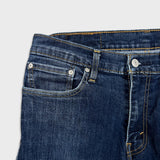 Levi's 511 Jeans Mens 32x32 Blue Slim Fit Mid Rise Dark Wash Stretch Denim Pants