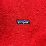 Patagonia Fleece Mens Medium Red Outdoor Pullover 1/4 Zip Jacket