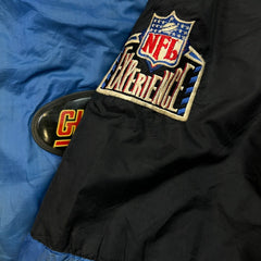 Vintage 90s Pro Player New York Giants Jacket Mens Large Blue Full Zip NFL Football Coat