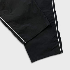 Adidas Track Pants Mens 2XL Black 3 Stripes Spell Out Relaxed Athletic Jogger