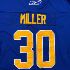 Vintage Y2K Reebok Buffalo Sabres Ryan Miller #30 Jersey Mens Large Blue NHL Hockey