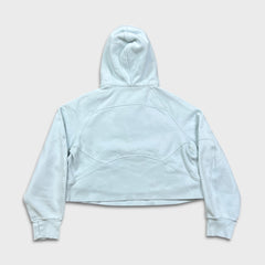 Lululemon Scuba Oversized 1/2 Zip Hoodie Womens Medium Blue Athletic Pullover