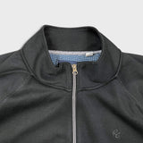 Robert Graham Sweatshirt Mens 2XL Black Full Zip Performance Athleisure Tracksuit Top