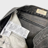Levi's 568 Jeans Mens 33x32 Black Loose Straight Faded Dark Wash Denim Pants