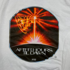 2022 The Weeknd T Shirt Mens Medium White XO After Hours Till Dawn Tour Tee
