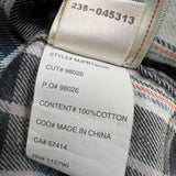True Religion Shirt Mens Large Multicolor Plaid Western Long Sleeve Button Up